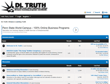 Tablet Screenshot of dltruth.com
